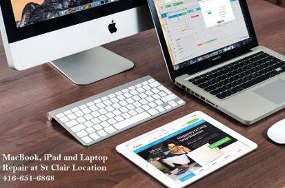 Laptop, MacBook and iPad Repairs at St Clair Location 416-651-6868